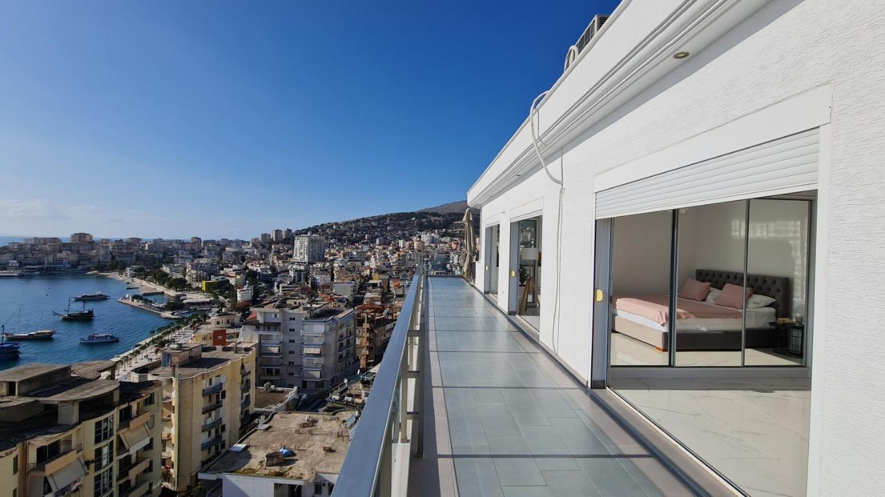 Rocknest Sea View Penthouse Apartment Sarande Luaran gambar