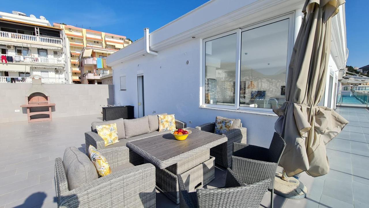 Rocknest Sea View Penthouse Apartment Sarande Luaran gambar