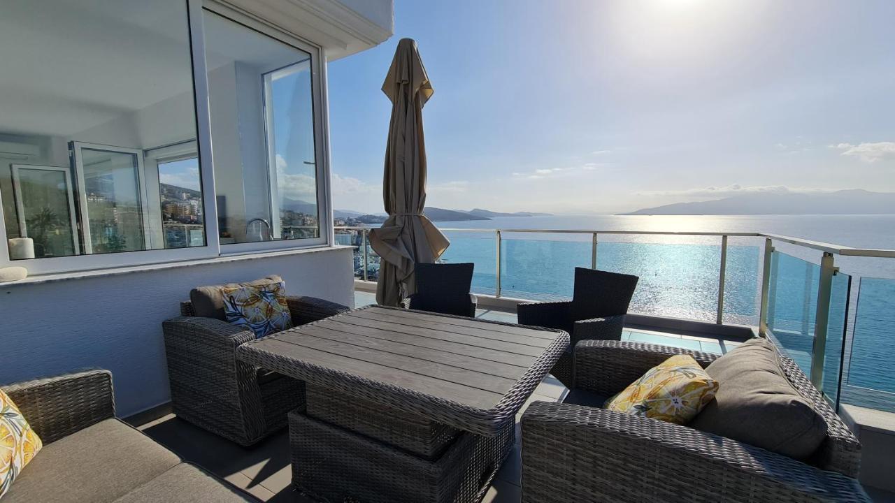 Rocknest Sea View Penthouse Apartment Sarande Luaran gambar