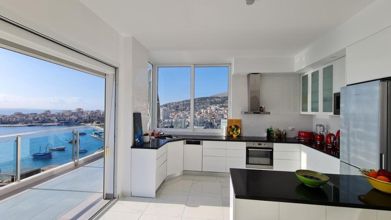 Rocknest Sea View Penthouse Apartment Sarande Luaran gambar