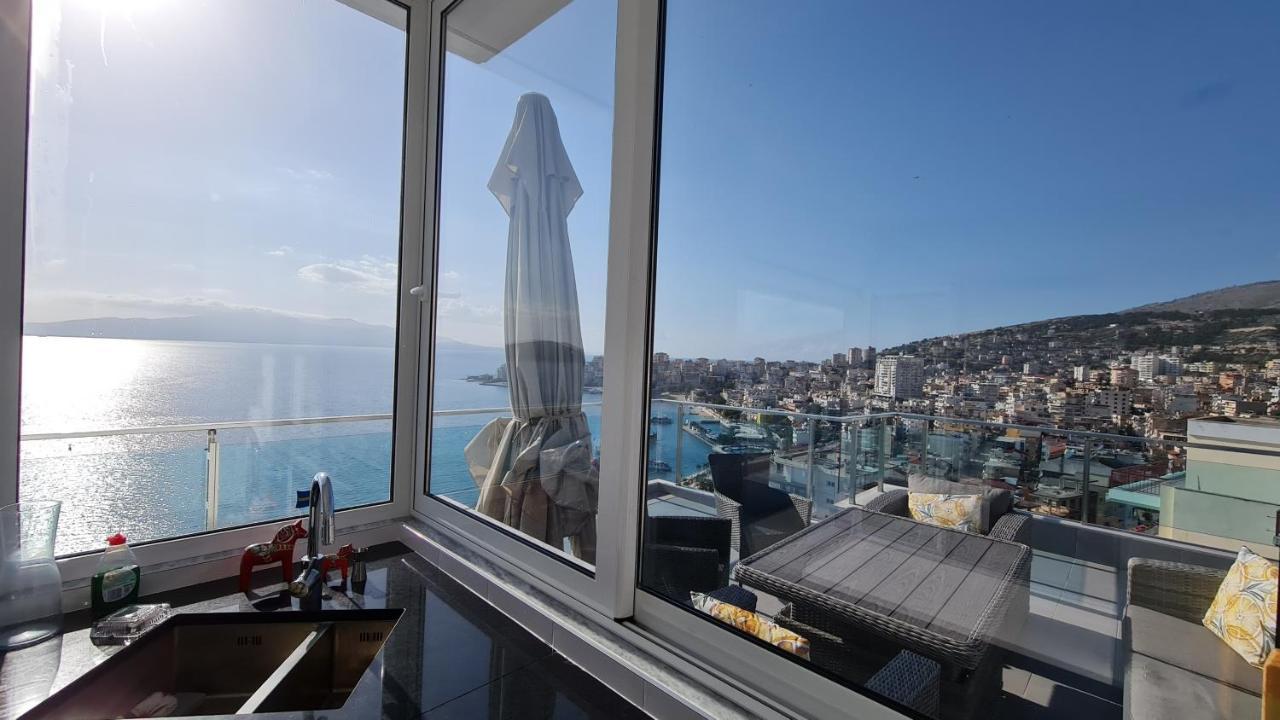 Rocknest Sea View Penthouse Apartment Sarande Luaran gambar