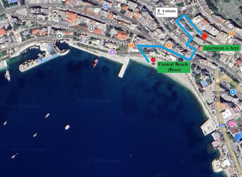Rocknest Sea View Penthouse Apartment Sarande Luaran gambar
